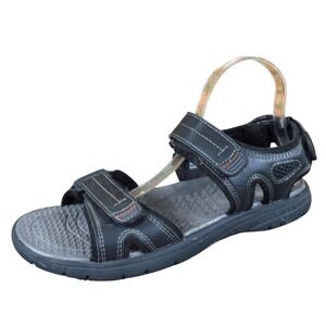 Khombu Will Men Sport Sandal Size 9 Outdoor Casual Hiking Black Synthetic